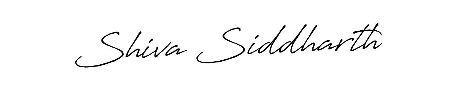 Design your own signature with our free online signature maker. With this signature software, you can create a handwritten (Antro_Vectra_Bolder) signature for name Shiva Siddharth. Shiva Siddharth signature style 7 images and pictures png