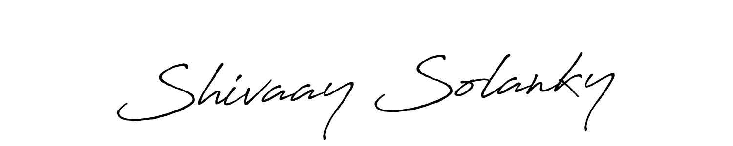 Shivaay Solanky stylish signature style. Best Handwritten Sign (Antro_Vectra_Bolder) for my name. Handwritten Signature Collection Ideas for my name Shivaay Solanky. Shivaay Solanky signature style 7 images and pictures png