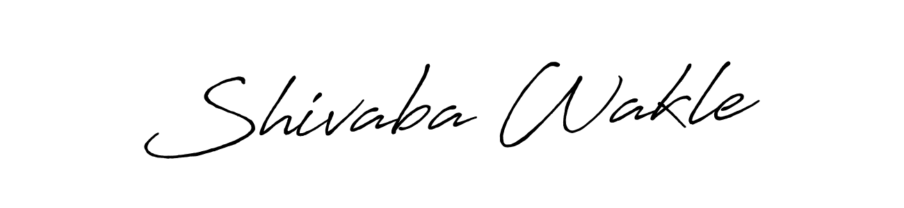 if you are searching for the best signature style for your name Shivaba Wakle. so please give up your signature search. here we have designed multiple signature styles  using Antro_Vectra_Bolder. Shivaba Wakle signature style 7 images and pictures png
