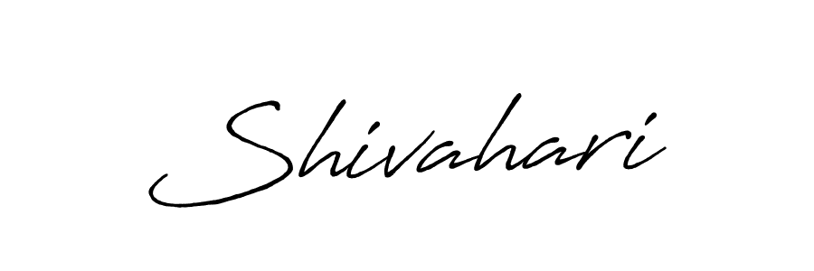 Shivahari stylish signature style. Best Handwritten Sign (Antro_Vectra_Bolder) for my name. Handwritten Signature Collection Ideas for my name Shivahari. Shivahari signature style 7 images and pictures png