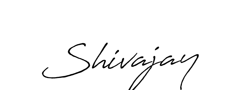 Make a beautiful signature design for name Shivajay. With this signature (Antro_Vectra_Bolder) style, you can create a handwritten signature for free. Shivajay signature style 7 images and pictures png