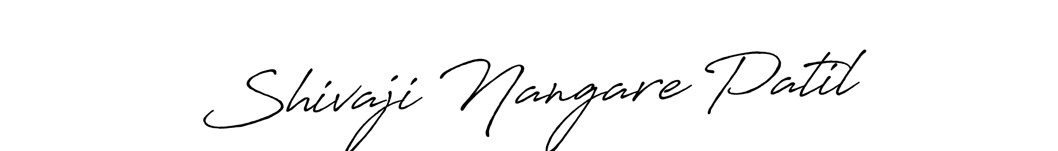 Use a signature maker to create a handwritten signature online. With this signature software, you can design (Antro_Vectra_Bolder) your own signature for name Shivaji Nangare Patil. Shivaji Nangare Patil signature style 7 images and pictures png