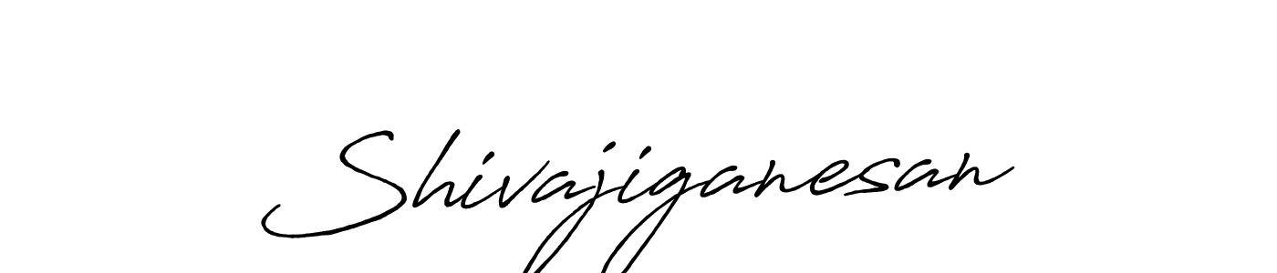 How to make Shivajiganesan signature? Antro_Vectra_Bolder is a professional autograph style. Create handwritten signature for Shivajiganesan name. Shivajiganesan signature style 7 images and pictures png