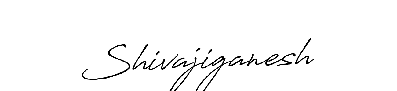 Make a beautiful signature design for name Shivajiganesh. With this signature (Antro_Vectra_Bolder) style, you can create a handwritten signature for free. Shivajiganesh signature style 7 images and pictures png