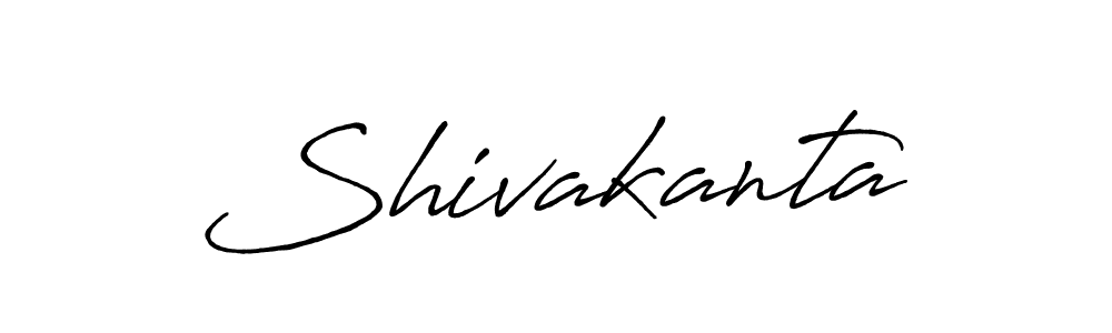 Create a beautiful signature design for name Shivakanta. With this signature (Antro_Vectra_Bolder) fonts, you can make a handwritten signature for free. Shivakanta signature style 7 images and pictures png