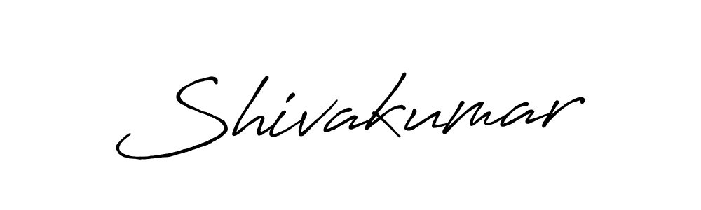 Create a beautiful signature design for name Shivakumar. With this signature (Antro_Vectra_Bolder) fonts, you can make a handwritten signature for free. Shivakumar signature style 7 images and pictures png