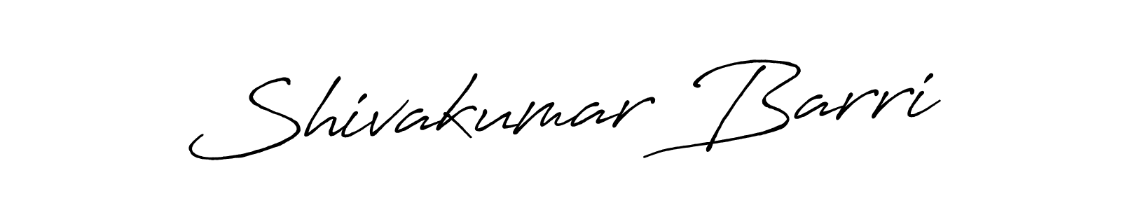 How to make Shivakumar Barri name signature. Use Antro_Vectra_Bolder style for creating short signs online. This is the latest handwritten sign. Shivakumar Barri signature style 7 images and pictures png