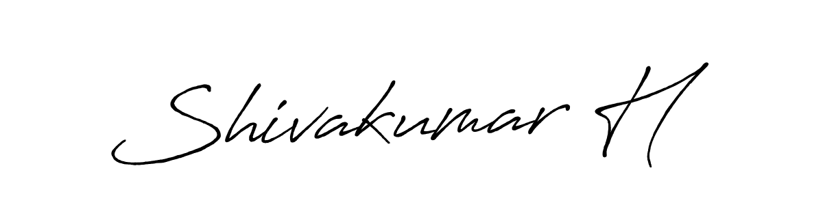 Also we have Shivakumar H name is the best signature style. Create professional handwritten signature collection using Antro_Vectra_Bolder autograph style. Shivakumar H signature style 7 images and pictures png