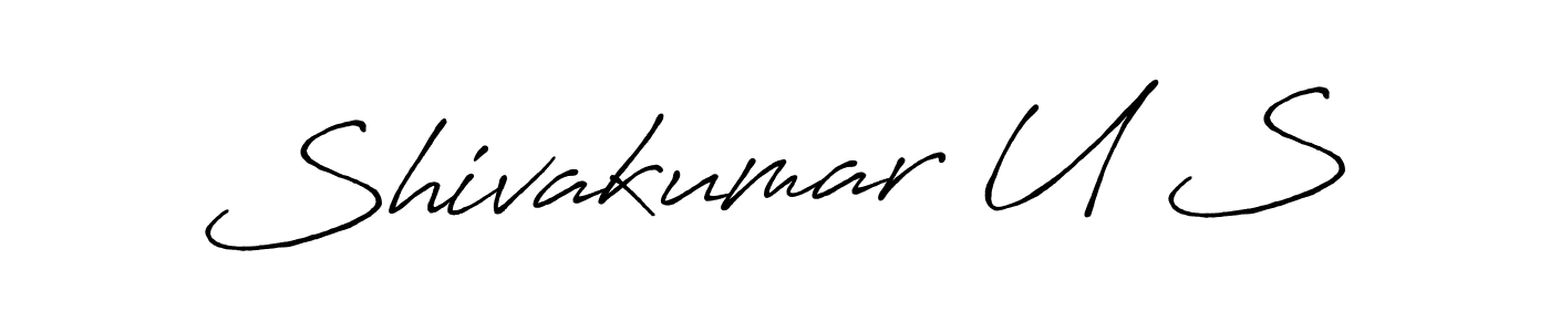 Make a beautiful signature design for name Shivakumar U S. Use this online signature maker to create a handwritten signature for free. Shivakumar U S signature style 7 images and pictures png