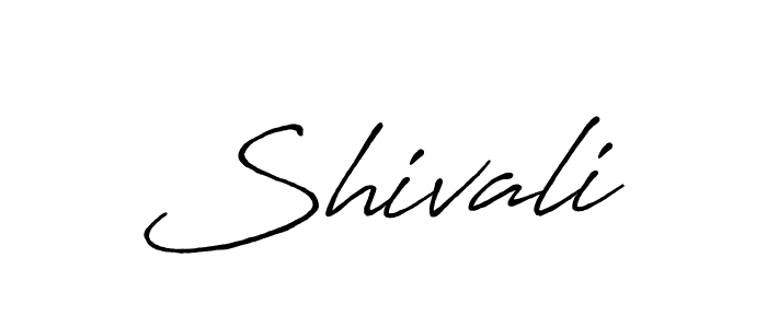 Make a beautiful signature design for name Shivali. With this signature (Antro_Vectra_Bolder) style, you can create a handwritten signature for free. Shivali signature style 7 images and pictures png