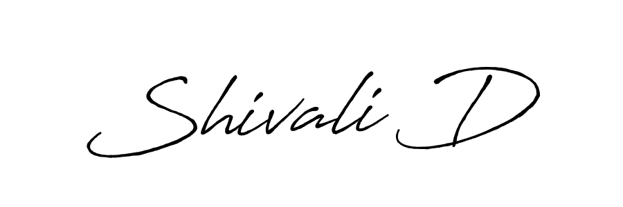 Design your own signature with our free online signature maker. With this signature software, you can create a handwritten (Antro_Vectra_Bolder) signature for name Shivali D. Shivali D signature style 7 images and pictures png