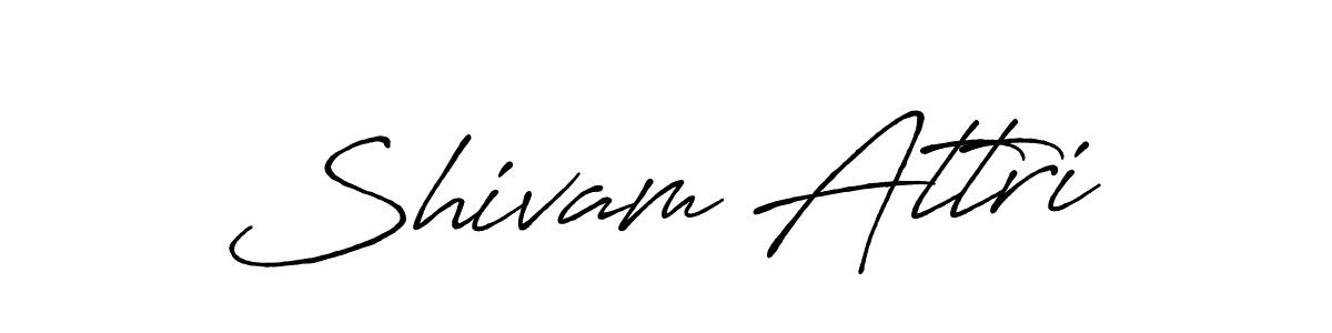 Antro_Vectra_Bolder is a professional signature style that is perfect for those who want to add a touch of class to their signature. It is also a great choice for those who want to make their signature more unique. Get Shivam Attri name to fancy signature for free. Shivam Attri signature style 7 images and pictures png