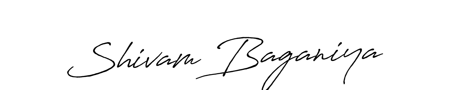 This is the best signature style for the Shivam Baganiya name. Also you like these signature font (Antro_Vectra_Bolder). Mix name signature. Shivam Baganiya signature style 7 images and pictures png