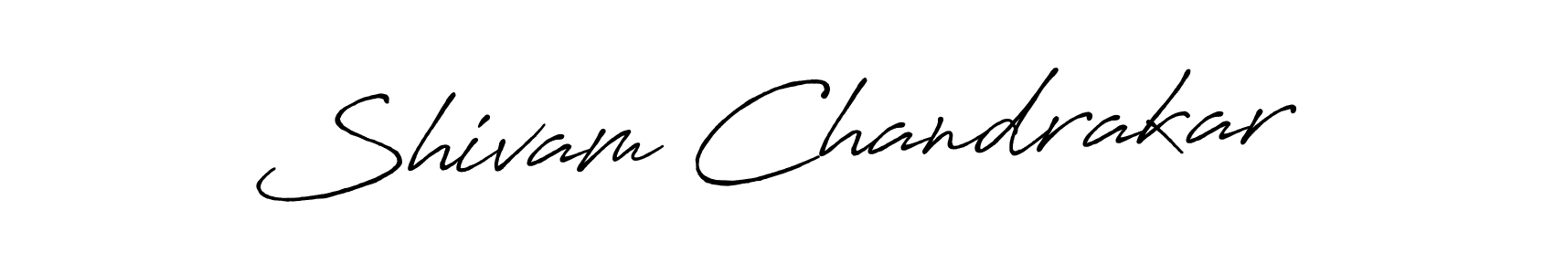 Design your own signature with our free online signature maker. With this signature software, you can create a handwritten (Antro_Vectra_Bolder) signature for name Shivam Chandrakar. Shivam Chandrakar signature style 7 images and pictures png