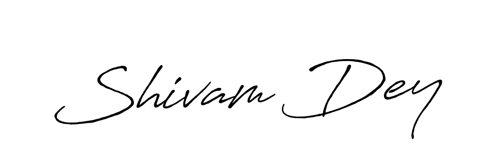 Make a beautiful signature design for name Shivam Dey. With this signature (Antro_Vectra_Bolder) style, you can create a handwritten signature for free. Shivam Dey signature style 7 images and pictures png