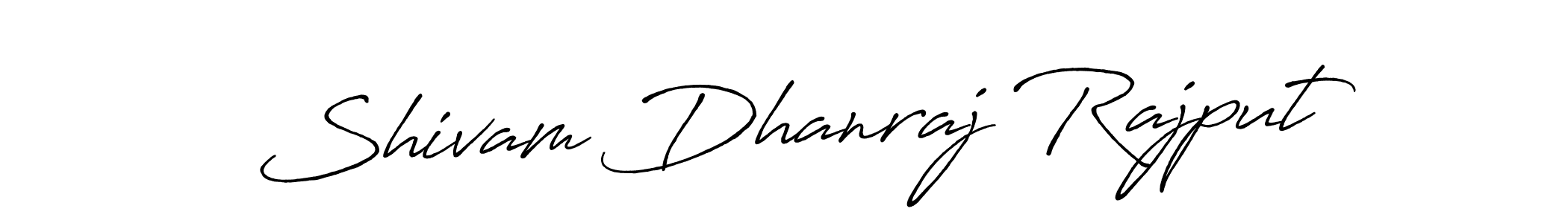 Shivam Dhanraj Rajput stylish signature style. Best Handwritten Sign (Antro_Vectra_Bolder) for my name. Handwritten Signature Collection Ideas for my name Shivam Dhanraj Rajput. Shivam Dhanraj Rajput signature style 7 images and pictures png