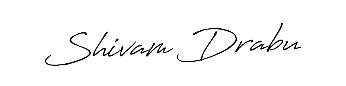 Once you've used our free online signature maker to create your best signature Antro_Vectra_Bolder style, it's time to enjoy all of the benefits that Shivam Drabu name signing documents. Shivam Drabu signature style 7 images and pictures png