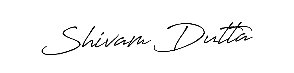 It looks lik you need a new signature style for name Shivam Dutta. Design unique handwritten (Antro_Vectra_Bolder) signature with our free signature maker in just a few clicks. Shivam Dutta signature style 7 images and pictures png