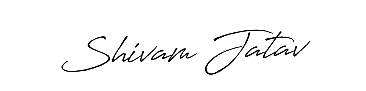 Antro_Vectra_Bolder is a professional signature style that is perfect for those who want to add a touch of class to their signature. It is also a great choice for those who want to make their signature more unique. Get Shivam Jatav name to fancy signature for free. Shivam Jatav signature style 7 images and pictures png