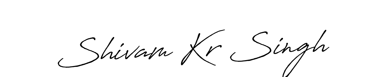 It looks lik you need a new signature style for name Shivam Kr Singh. Design unique handwritten (Antro_Vectra_Bolder) signature with our free signature maker in just a few clicks. Shivam Kr Singh signature style 7 images and pictures png