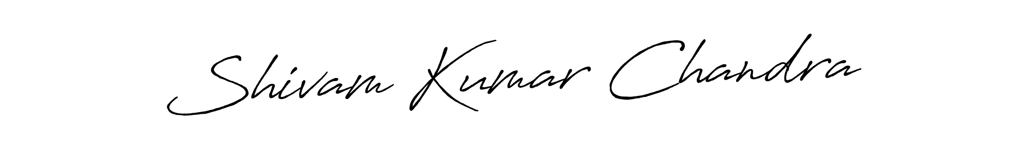 Shivam Kumar Chandra stylish signature style. Best Handwritten Sign (Antro_Vectra_Bolder) for my name. Handwritten Signature Collection Ideas for my name Shivam Kumar Chandra. Shivam Kumar Chandra signature style 7 images and pictures png