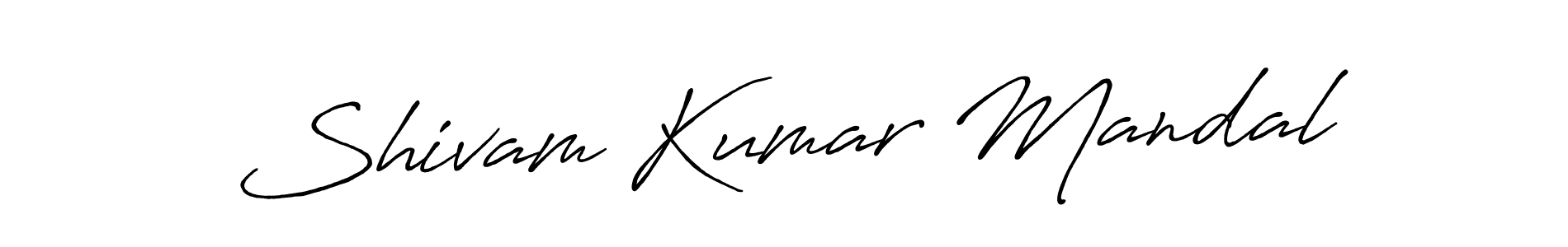 Also we have Shivam Kumar Mandal name is the best signature style. Create professional handwritten signature collection using Antro_Vectra_Bolder autograph style. Shivam Kumar Mandal signature style 7 images and pictures png