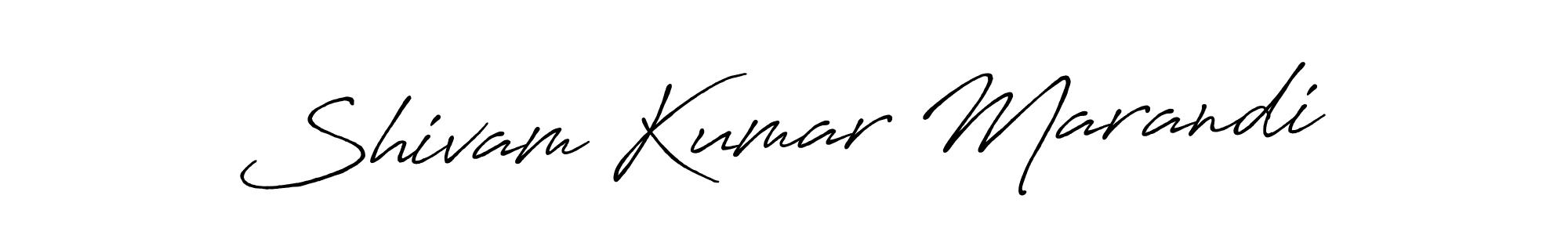 Shivam Kumar Marandi stylish signature style. Best Handwritten Sign (Antro_Vectra_Bolder) for my name. Handwritten Signature Collection Ideas for my name Shivam Kumar Marandi. Shivam Kumar Marandi signature style 7 images and pictures png