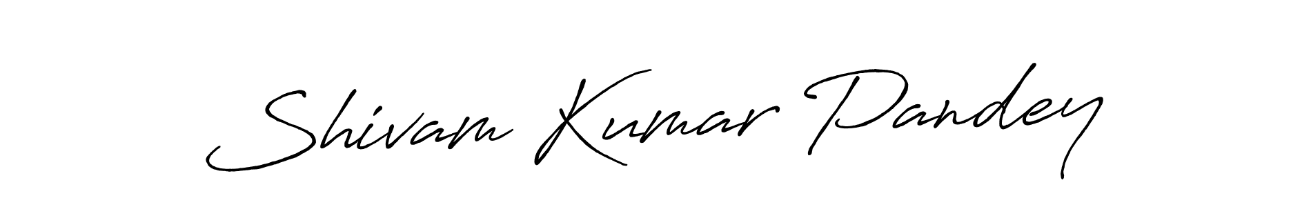 Design your own signature with our free online signature maker. With this signature software, you can create a handwritten (Antro_Vectra_Bolder) signature for name Shivam Kumar Pandey. Shivam Kumar Pandey signature style 7 images and pictures png