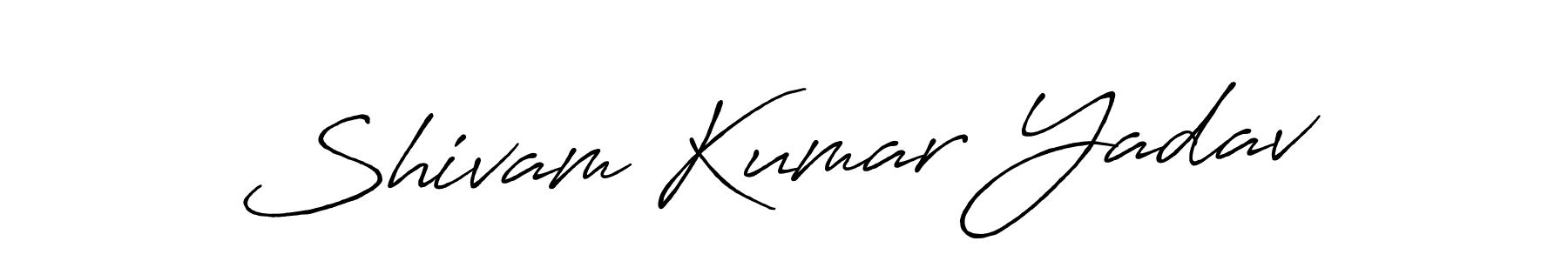 You should practise on your own different ways (Antro_Vectra_Bolder) to write your name (Shivam Kumar Yadav) in signature. don't let someone else do it for you. Shivam Kumar Yadav signature style 7 images and pictures png