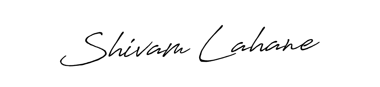 Shivam Lahane stylish signature style. Best Handwritten Sign (Antro_Vectra_Bolder) for my name. Handwritten Signature Collection Ideas for my name Shivam Lahane. Shivam Lahane signature style 7 images and pictures png