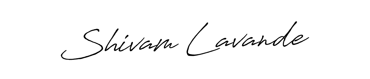 How to make Shivam Lavande signature? Antro_Vectra_Bolder is a professional autograph style. Create handwritten signature for Shivam Lavande name. Shivam Lavande signature style 7 images and pictures png