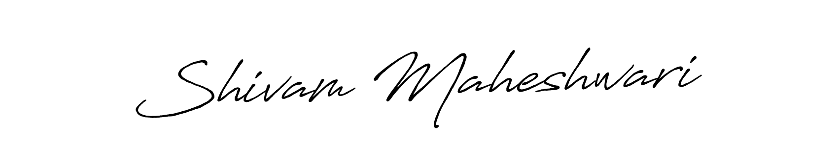 This is the best signature style for the Shivam Maheshwari name. Also you like these signature font (Antro_Vectra_Bolder). Mix name signature. Shivam Maheshwari signature style 7 images and pictures png