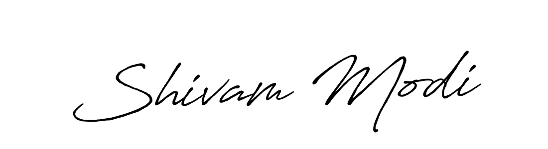Also we have Shivam Modi name is the best signature style. Create professional handwritten signature collection using Antro_Vectra_Bolder autograph style. Shivam Modi signature style 7 images and pictures png
