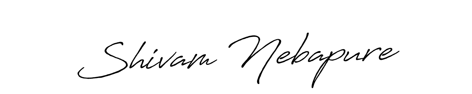 Once you've used our free online signature maker to create your best signature Antro_Vectra_Bolder style, it's time to enjoy all of the benefits that Shivam Nebapure name signing documents. Shivam Nebapure signature style 7 images and pictures png