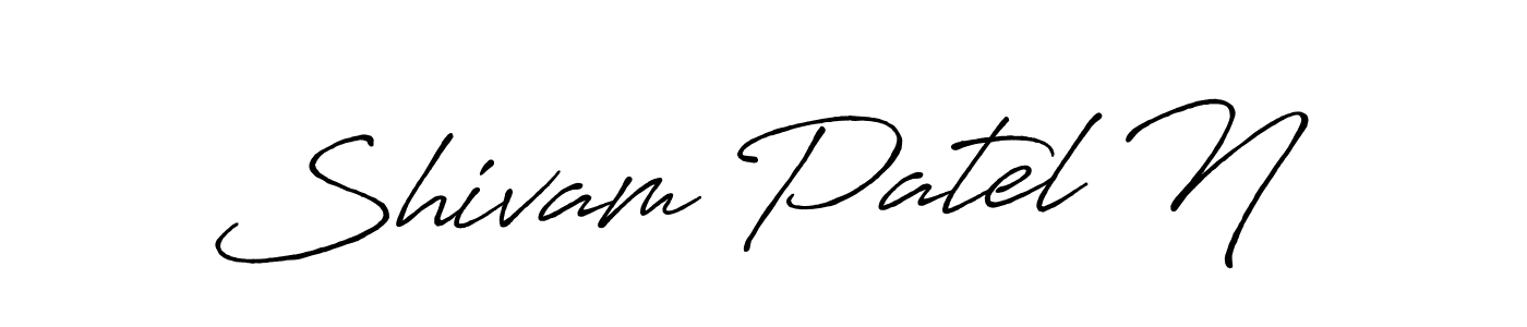 You should practise on your own different ways (Antro_Vectra_Bolder) to write your name (Shivam Patel N) in signature. don't let someone else do it for you. Shivam Patel N signature style 7 images and pictures png