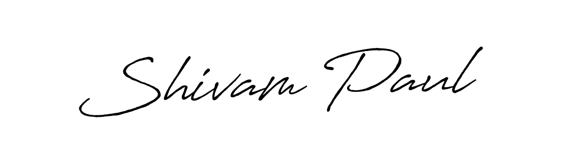 Make a short Shivam Paul signature style. Manage your documents anywhere anytime using Antro_Vectra_Bolder. Create and add eSignatures, submit forms, share and send files easily. Shivam Paul signature style 7 images and pictures png