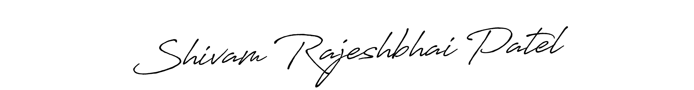 Also we have Shivam Rajeshbhai Patel name is the best signature style. Create professional handwritten signature collection using Antro_Vectra_Bolder autograph style. Shivam Rajeshbhai Patel signature style 7 images and pictures png
