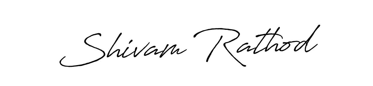 Also we have Shivam Rathod name is the best signature style. Create professional handwritten signature collection using Antro_Vectra_Bolder autograph style. Shivam Rathod signature style 7 images and pictures png