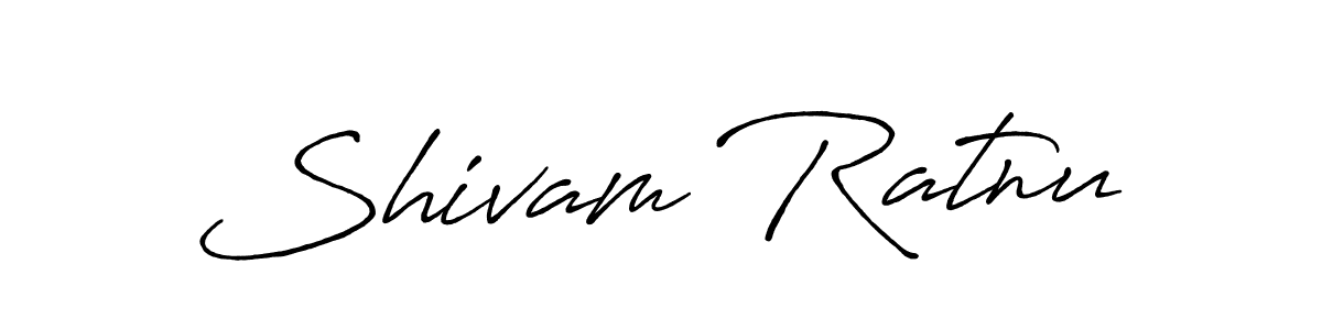 You should practise on your own different ways (Antro_Vectra_Bolder) to write your name (Shivam Ratnu) in signature. don't let someone else do it for you. Shivam Ratnu signature style 7 images and pictures png