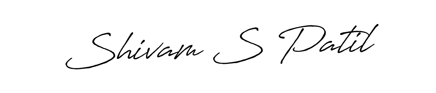 Also You can easily find your signature by using the search form. We will create Shivam S Patil name handwritten signature images for you free of cost using Antro_Vectra_Bolder sign style. Shivam S Patil signature style 7 images and pictures png