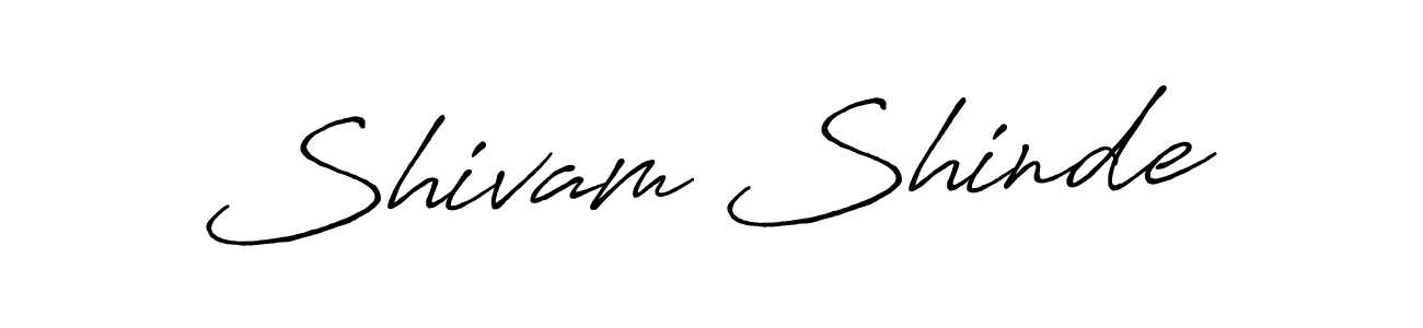 Similarly Antro_Vectra_Bolder is the best handwritten signature design. Signature creator online .You can use it as an online autograph creator for name Shivam Shinde. Shivam Shinde signature style 7 images and pictures png