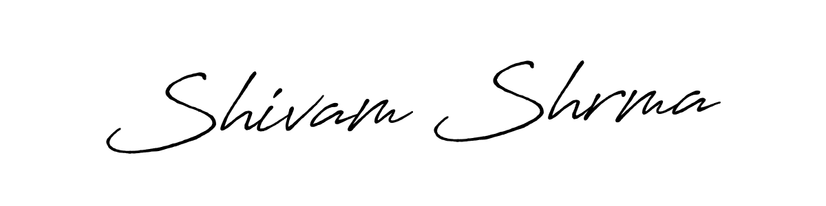 Antro_Vectra_Bolder is a professional signature style that is perfect for those who want to add a touch of class to their signature. It is also a great choice for those who want to make their signature more unique. Get Shivam Shrma name to fancy signature for free. Shivam Shrma signature style 7 images and pictures png