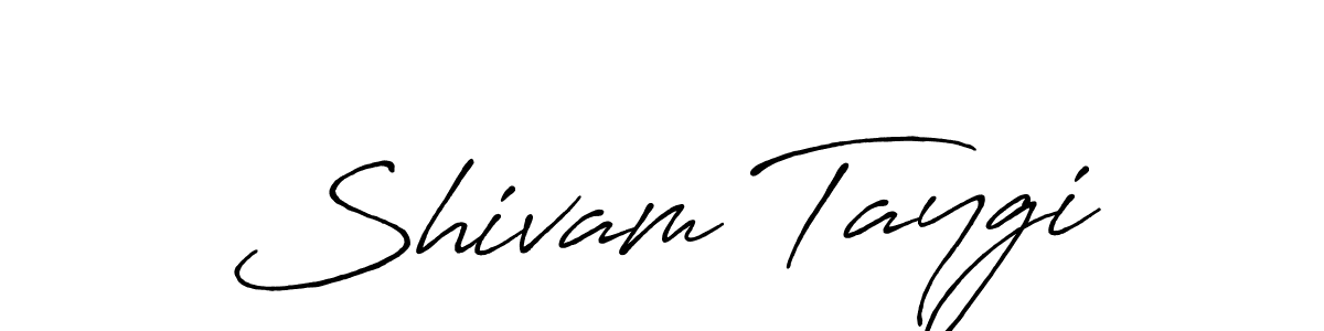 Use a signature maker to create a handwritten signature online. With this signature software, you can design (Antro_Vectra_Bolder) your own signature for name Shivam Taygi. Shivam Taygi signature style 7 images and pictures png