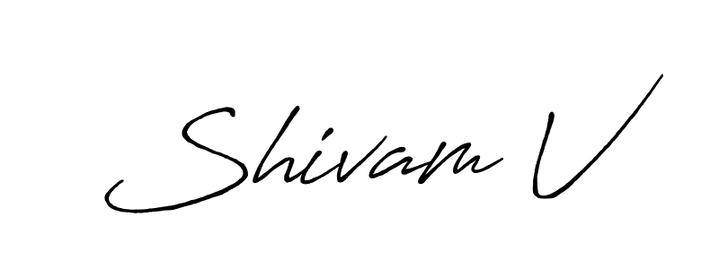 You can use this online signature creator to create a handwritten signature for the name Shivam V. This is the best online autograph maker. Shivam V signature style 7 images and pictures png
