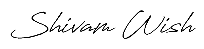 An effortless, minimalist signature concept for Shivam Wish using Antro_Vectra_Bolder design. Clean lines that look great on any document. Shivam Wish signature style 7 images and pictures png