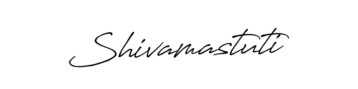 You should practise on your own different ways (Antro_Vectra_Bolder) to write your name (Shivamastuti) in signature. don't let someone else do it for you. Shivamastuti signature style 7 images and pictures png