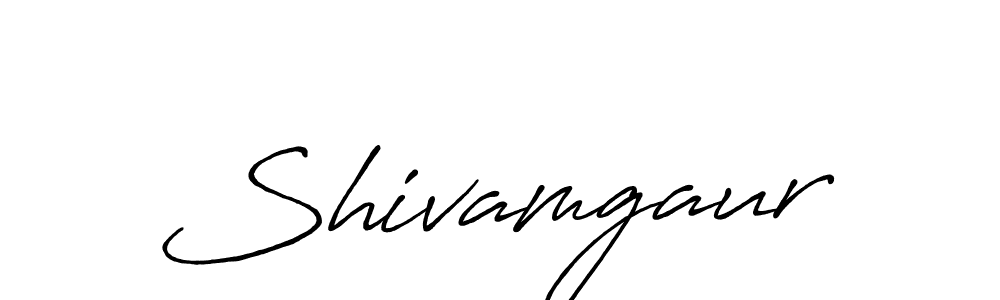How to make Shivamgaur signature? Antro_Vectra_Bolder is a professional autograph style. Create handwritten signature for Shivamgaur name. Shivamgaur signature style 7 images and pictures png