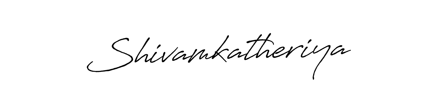 Antro_Vectra_Bolder is a professional signature style that is perfect for those who want to add a touch of class to their signature. It is also a great choice for those who want to make their signature more unique. Get Shivamkatheriya name to fancy signature for free. Shivamkatheriya signature style 7 images and pictures png