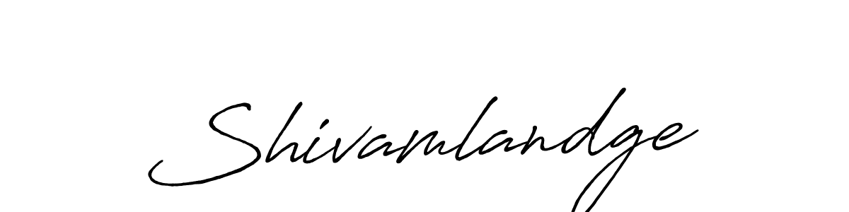 Make a beautiful signature design for name Shivamlandge. Use this online signature maker to create a handwritten signature for free. Shivamlandge signature style 7 images and pictures png