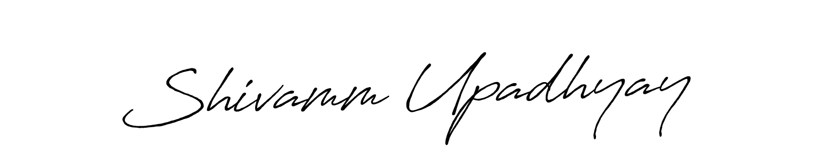 How to make Shivamm Upadhyay signature? Antro_Vectra_Bolder is a professional autograph style. Create handwritten signature for Shivamm Upadhyay name. Shivamm Upadhyay signature style 7 images and pictures png